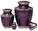 Mother of Pearl Purple Miniature Urn