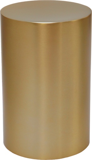 [502 CGT] Gold Cylinder Stainless Steel Adult Urn